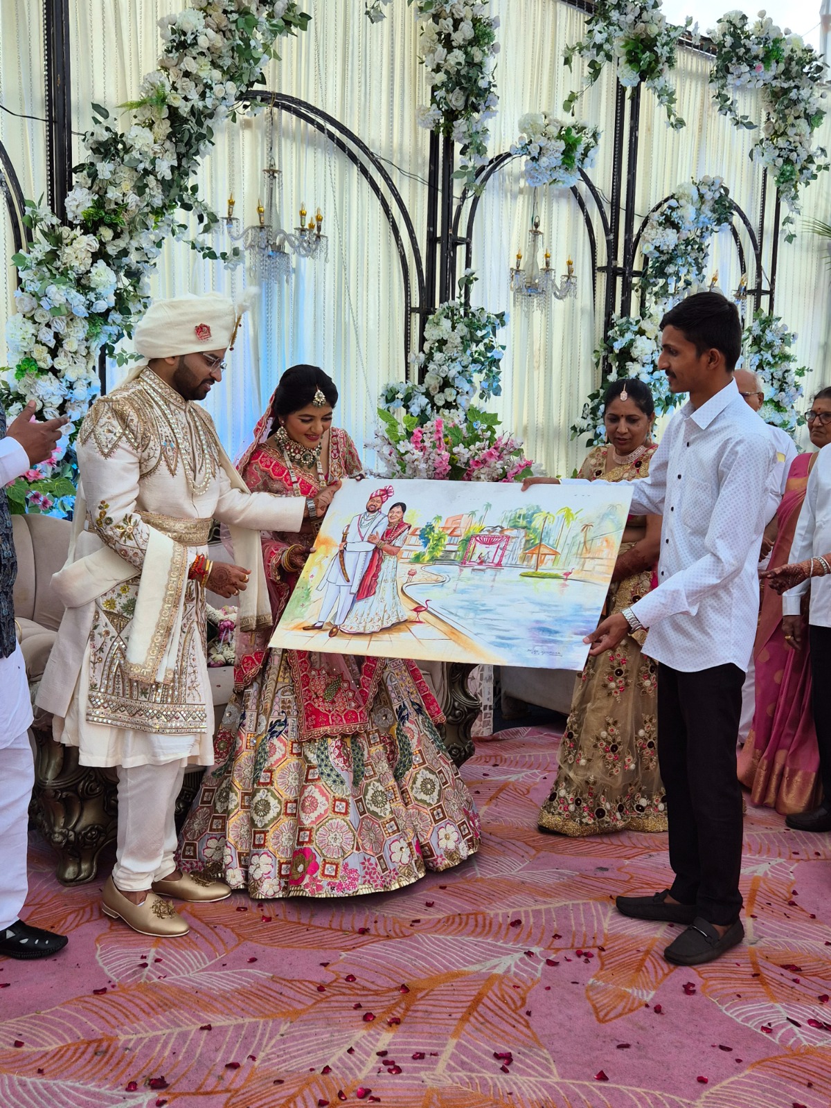 Live Wedding Painting